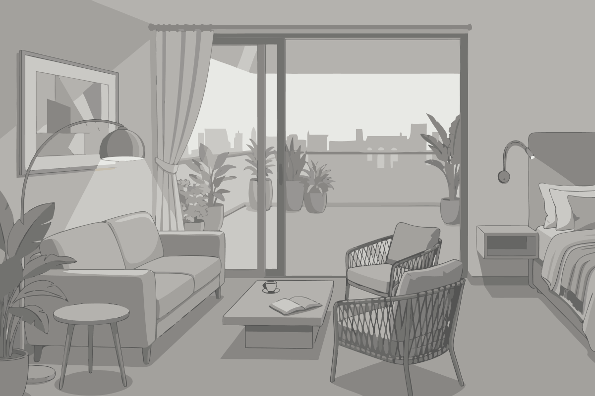 Suite - Vue sur Jardin